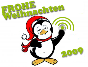 RadioTux Weihnachtslogo 2009